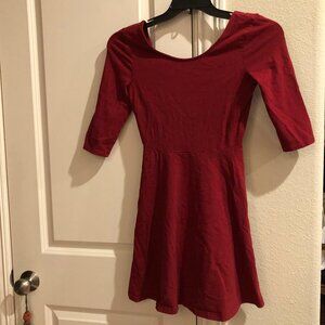 Burgundy Express Dress